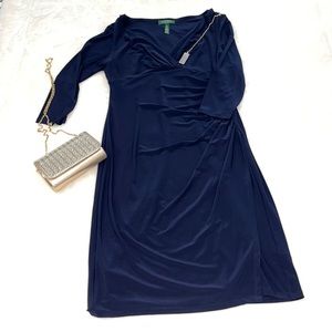 Ralph Lauren navy blue dress S:12